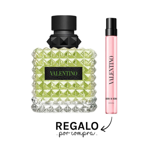 Eau de Parfum Feminina Green Elegance 100 ml + Mini Pink Essence 10 ml