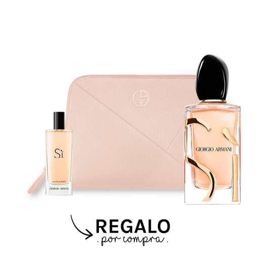 Aroma Femenino 100 ml + Bolsa Nude Premium + Mini Sí 15 ml